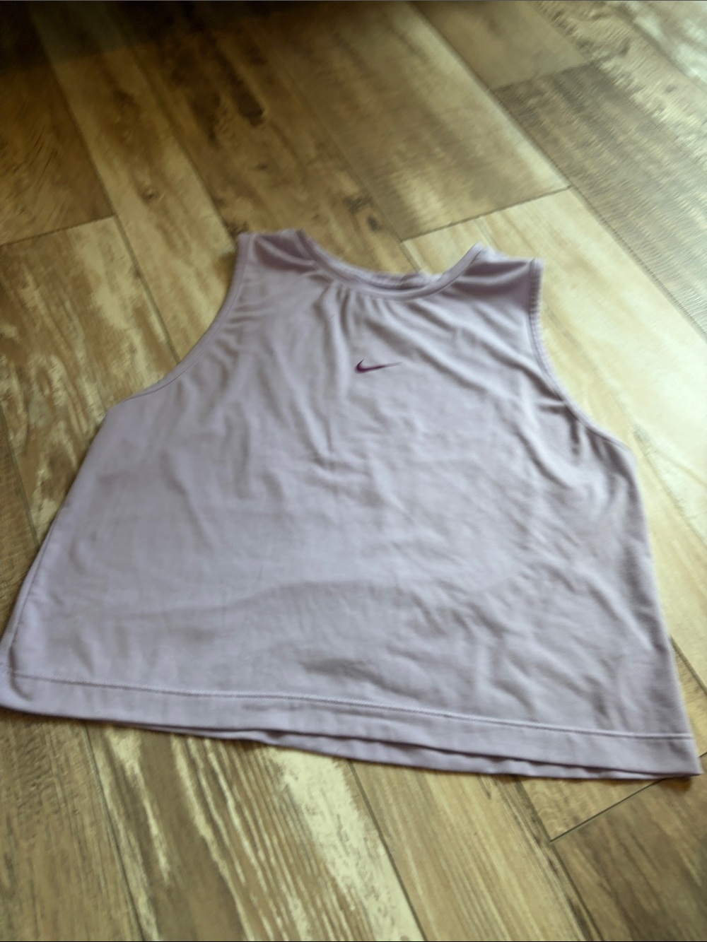 Nike Cropped Tank Top - Light Mauve